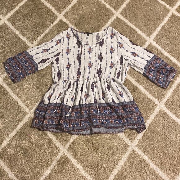 Signature Studio Floral Boho Blouse - Picture 1 of 7